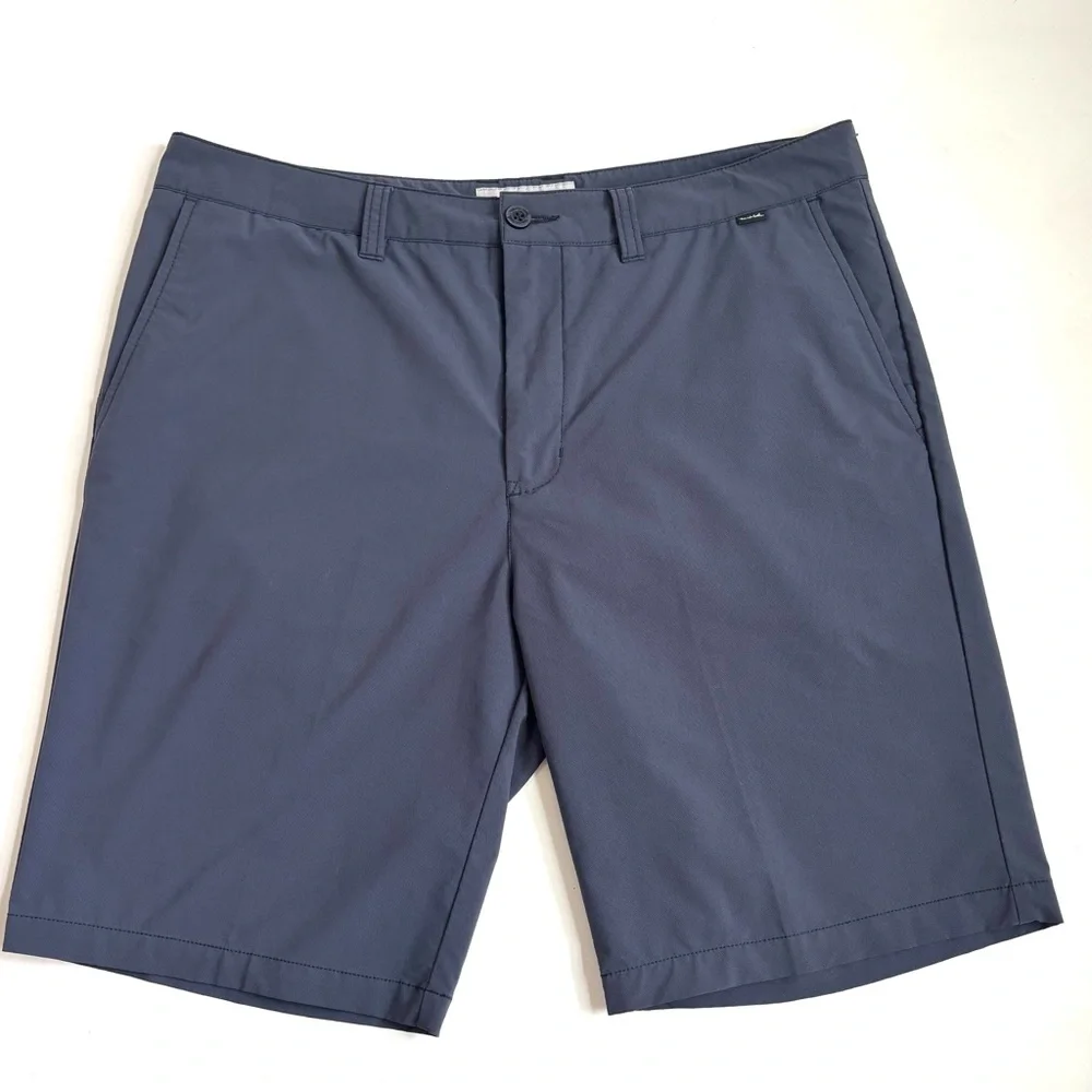 Travis Mathew Beck Golf Performance Shorts Blue Size 36